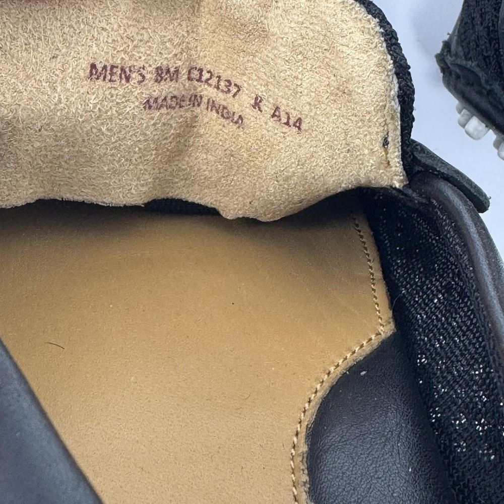 Cole Haan Shoes Mens Size 8M Black Driving Loafers Penny Mesh Leather Comfort - Picture 6 of 9